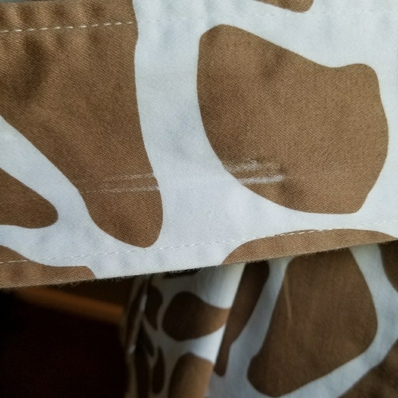 Animal print coat dress /with belt - Picture 6 of 7